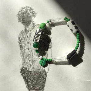 Bracciale elastico verde